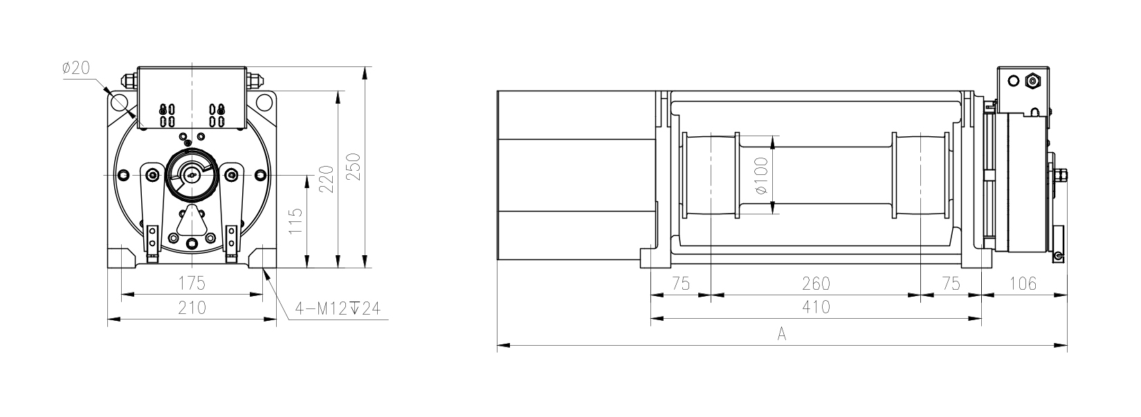 GLA100F-0450主机安装尺寸图-Model-1.jpg