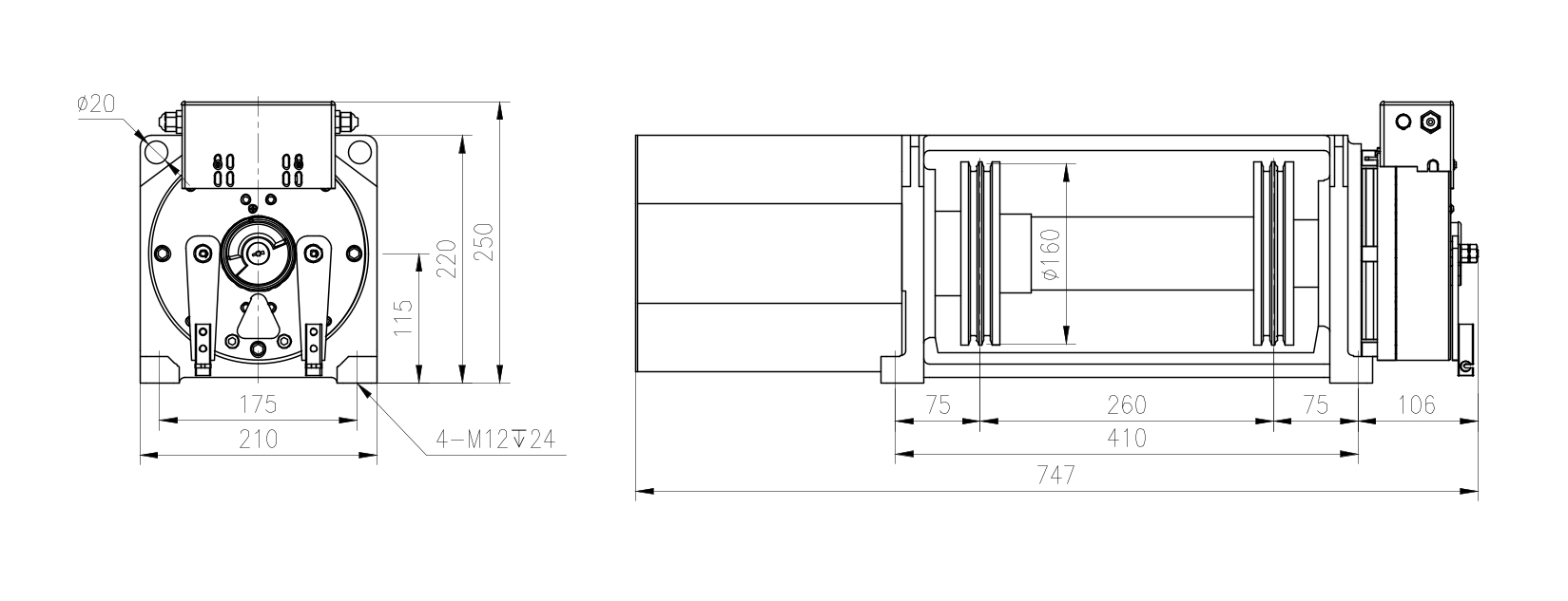 GLC160F-0450主机安装尺寸图-Model-1.jpg