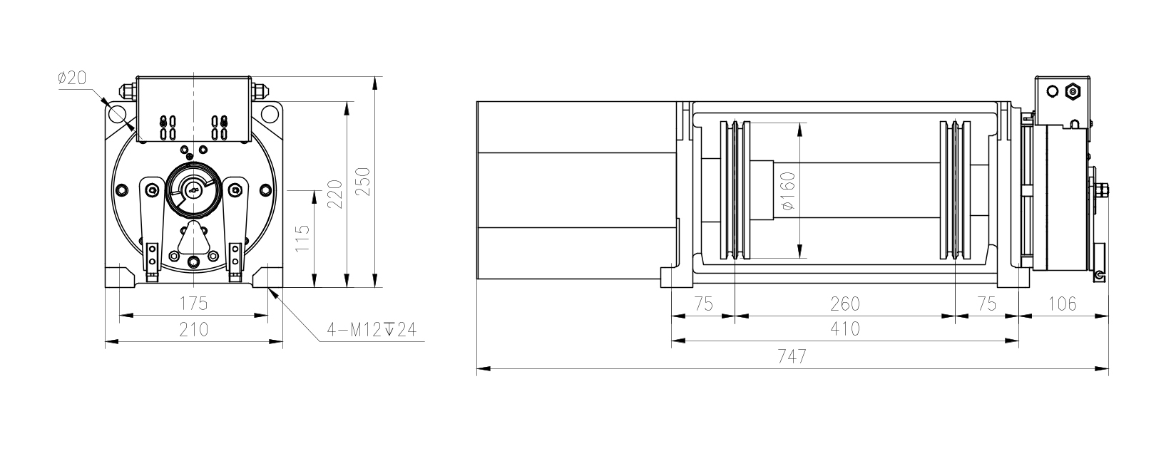 GLC160F-0450主机安装尺寸图-Model-1.jpg